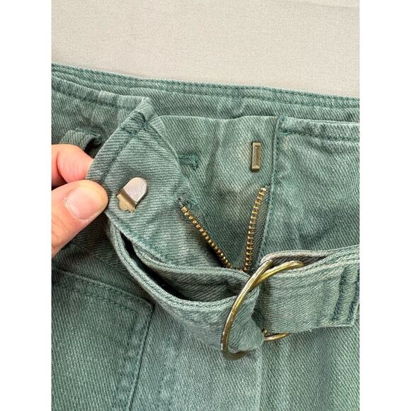 Madewell Women Utility Wide-Leg Pants Architect Green Size 0 - Picture 9 of 11